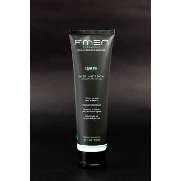 Gel de Limpeza Facial fundo preto